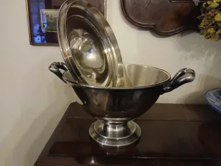 Zuppiera Alpacca Argentata Anni '50