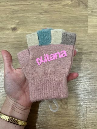 Guantes sin dedos para niños Aitana música