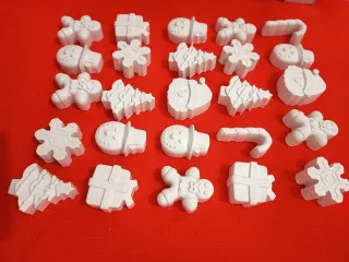 25 Figuras Navidad para pintar.