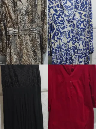 Lote 4 vestidos talla M