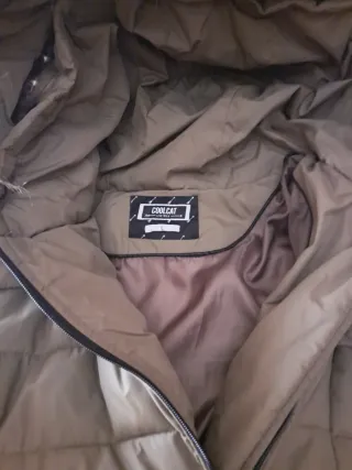 Anorak niña o mujer  verde talla L con capucha