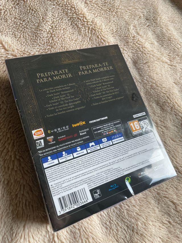 Dark Souls Trilogy precintado PS4 PS5 España
