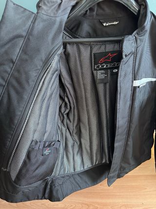 Chaqueta de moto Alpinestars negra