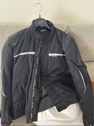 Chaqueta de moto Alpinestars negra