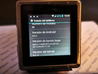 Reloj teléfono ZGPAX Android 3G Dorado/Negro