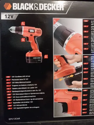Aparafusadora Black&Decker 12V