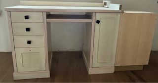 Escritorio madera maciza hecho a mano