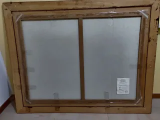 Quadro ad ilio paesaggio montano con baita