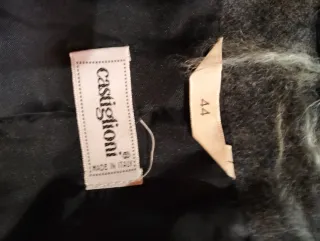 Giacca elegante donna con piume blu