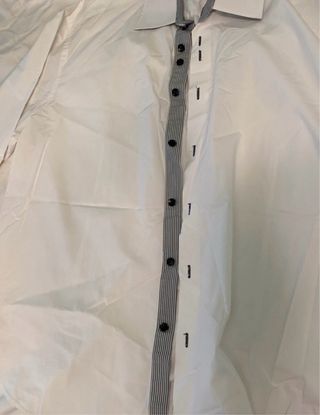 Camisa blanca manga larga