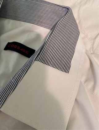 Camisa blanca manga larga