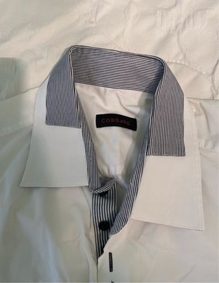 Camisa blanca manga larga