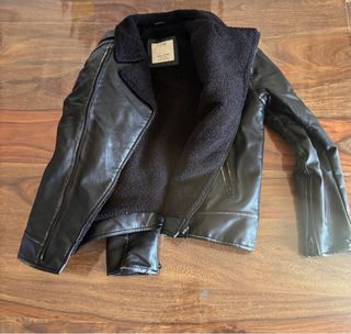 Abrigo niño Zara negro