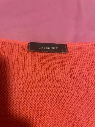 suéter punto Rosa coral