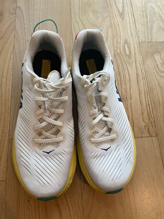 Hoka Rincon 3 Zapatillas Running Blancas/Amarillas
