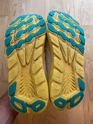 Hoka Rincon 3 Zapatillas Running Blancas/Amarillas