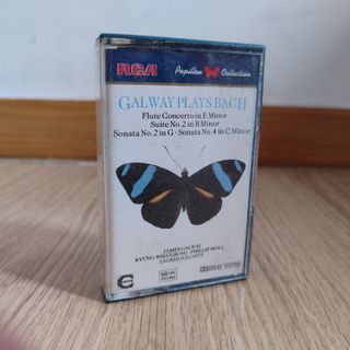 Cassette Galway Plays Bach RCA Papillon 1989