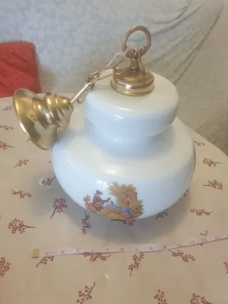 Lámpara de techo colgante de cristal