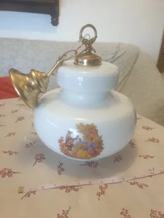 Lámpara de techo colgante de cristal