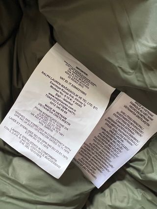 Chaqueta Plumífero Polo Ralph Lauren a estrenar.