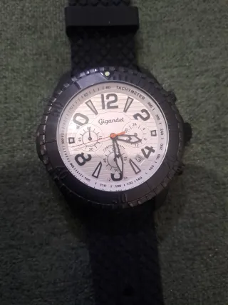 Reloj Gigandet Cronógrafo Tachy-Negro/Plata