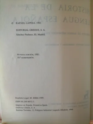 Historia de la lengua española