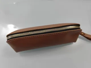 Astuccio porta matite/trucco in pelle