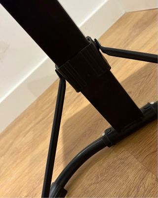 Mesita auxiliar plegable negra