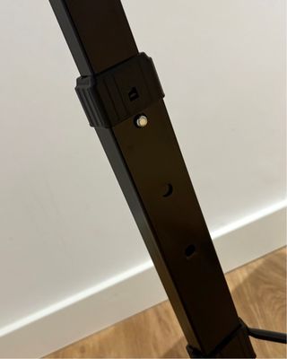 Mesita auxiliar plegable negra