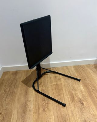 Mesita auxiliar plegable negra