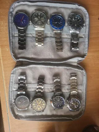 Collezione 8 Orologi Uomo + Astuccio