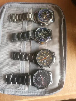 Collezione 8 Orologi Uomo + Astuccio