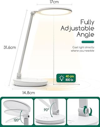 Lampada Scrivania LED con Base Ricarica