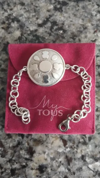 Pulsera Tous Plata y Blanco