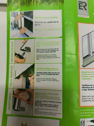 Kit Mosquitera enrollable Aluminio Nueva!