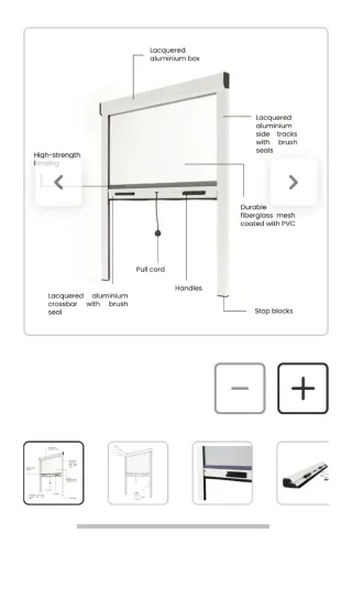 Kit Mosquitera enrollable Aluminio Nueva!