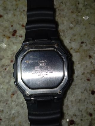 Reloj Casio W218H Negro