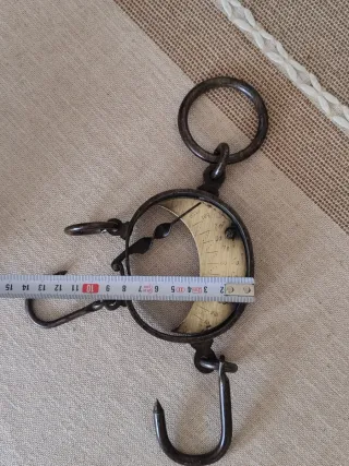 Balanza de resorte antigua S. XIX.