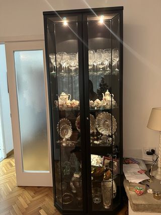 Vitrina italiana con dos modulos de conjunto