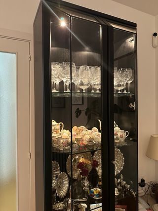 Vitrina italiana con dos modulos de conjunto