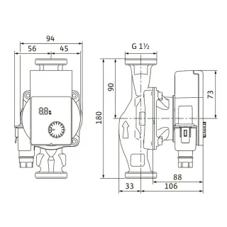 Wilo Circolatore Yonos PICO 1.0 25/1-8 PN10