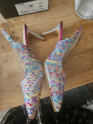 Zapatos tacón Lodi multicolor talla 39