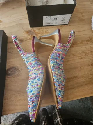 Zapatos tacón Lodi multicolor talla 39