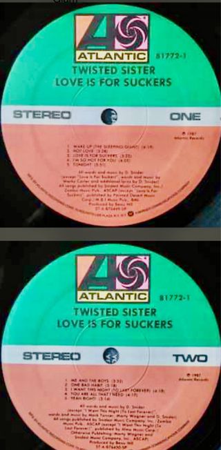 Vinilo Twisted Sister - Love Is For Suckers