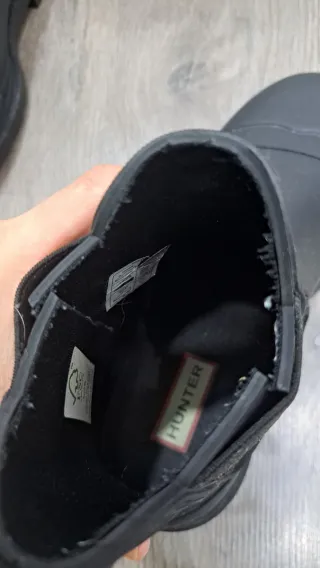 Botas Hunter bajas negras Talla 37