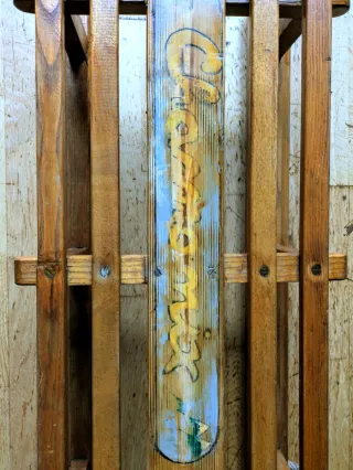 Trineo antiguo La Hutte