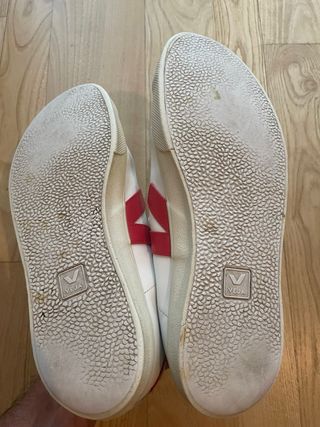 Zapatillas Veja Talla 44 Blancas y Rojas