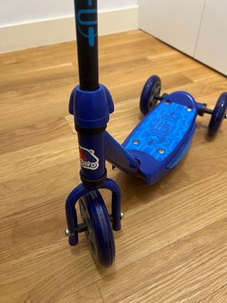 Patinete 3 Ruedas Azul Infantil