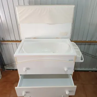 Cambiador bebé blanco