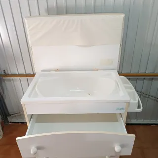 Cambiador bebé blanco